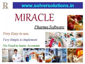 Miracle accounting software