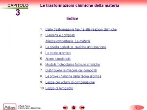 Dalla materia all'atomo soluzioni capitolo 3