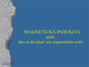 Magnetická indukcia