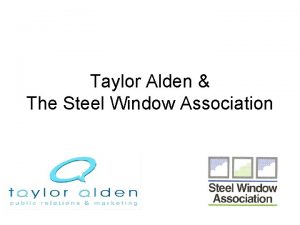 Steel window association
