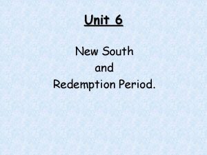 Unit 6 the new south answer key