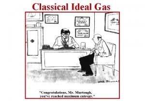Classical ideal gas