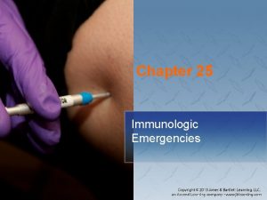 Immunologic emergencies