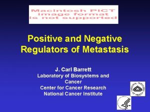 Positive and Negative Regulators of Metastasis J Carl