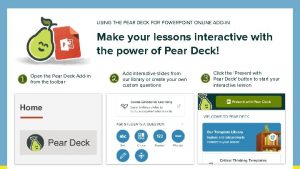 Pear deck powerpoint