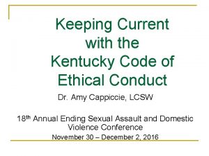 Nasw code of ethics