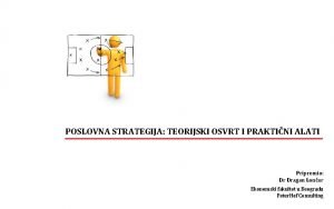 POSLOVNA STRATEGIJA TEORIJSKI OSVRT I PRAKTINI ALATI Pripremio