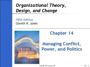 Organizational Theory Design and Change Fifth Edition Gareth