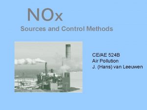Sources of nox emissions