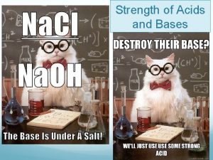 Six strong acids