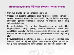 Keller planı nedir Keller planı nedir