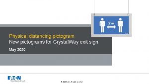 Physical distancing pictogram New pictograms for Crystal Way