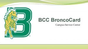 Bronco bcc