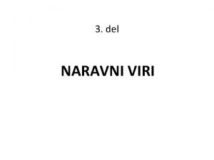 Naravni viri