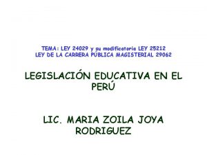 Ley nº 25212 Ley nº 25212