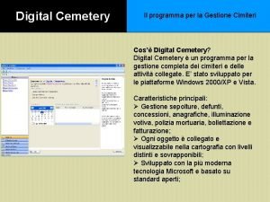 Digital cemetery software