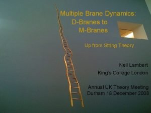 Multiple Brane Dynamics D Branes to M Branes