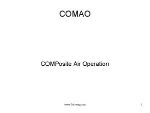 Composite air operation Composite air operation