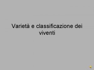 Protisti classificazione