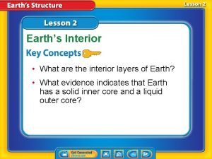 Earths Interior What are the interior layers of