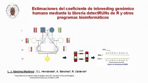 Estimaciones del coeficiente de inbreeding genmico humano mediante