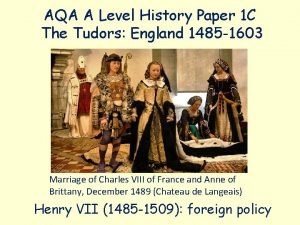 AQA A Level History Paper 1 C The