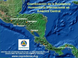 Coordinacin de la Asistencia Humanitaria Internacional en Amrica