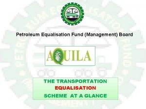 Petroleum equalisation fund (management) board