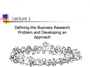 Example of management problem and research problem