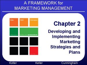 Marketing framework