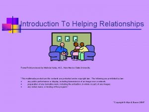 Dimensions of helping relationship ppt