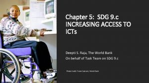 Chapter 5 SDG 9 c INCREASING ACCESS TO
