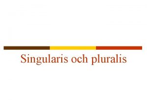 Singularis pluralis