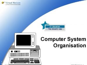 Computer System Organisation 1 Company Confidential Computer System