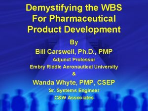 Product development wbs