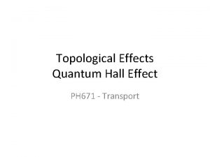 Quantum effect