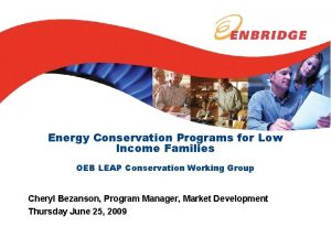 Enbridge weatherization program