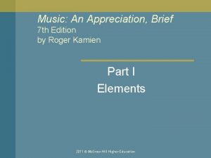 Music An Appreciation Brief 7 th Edition by