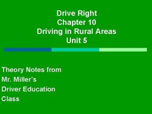Chapter 10 driving in rural areas worksheet answers