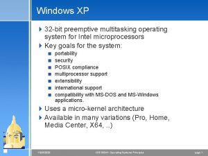 Windows preemptive multitasking