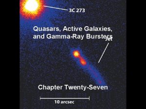 Quasars Active Galaxies and GammaRay Bursters Chapter TwentySeven