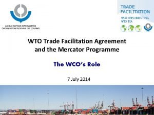 Mercator programme Mercator programme
