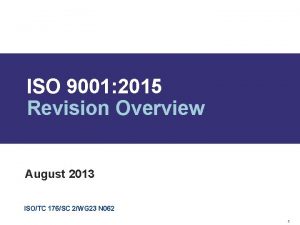 Iso 9001 introduction