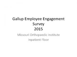 Gallup employee engagement survey results 2018