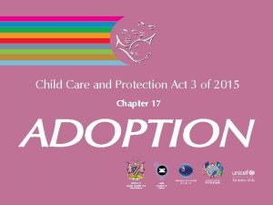 Child Care and Protection Act 3 of 2015