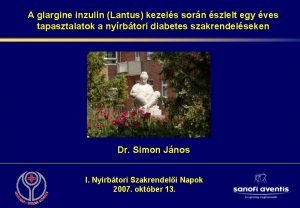 Glargin inzulin