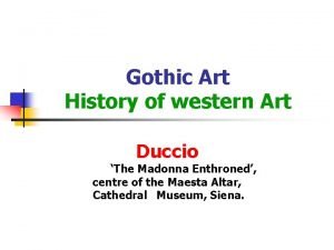 Western gothic art