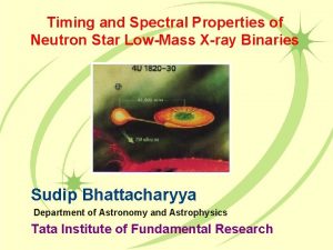 Timing and Spectral Properties of Neutron Star LowMass