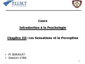 Sensation et perception en psychologie