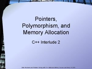 Polymorphism dynamic allocation